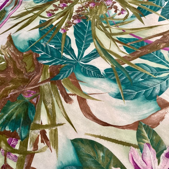 TROPICAL vintage scarf. Italian designer. - Picture 7 of 12